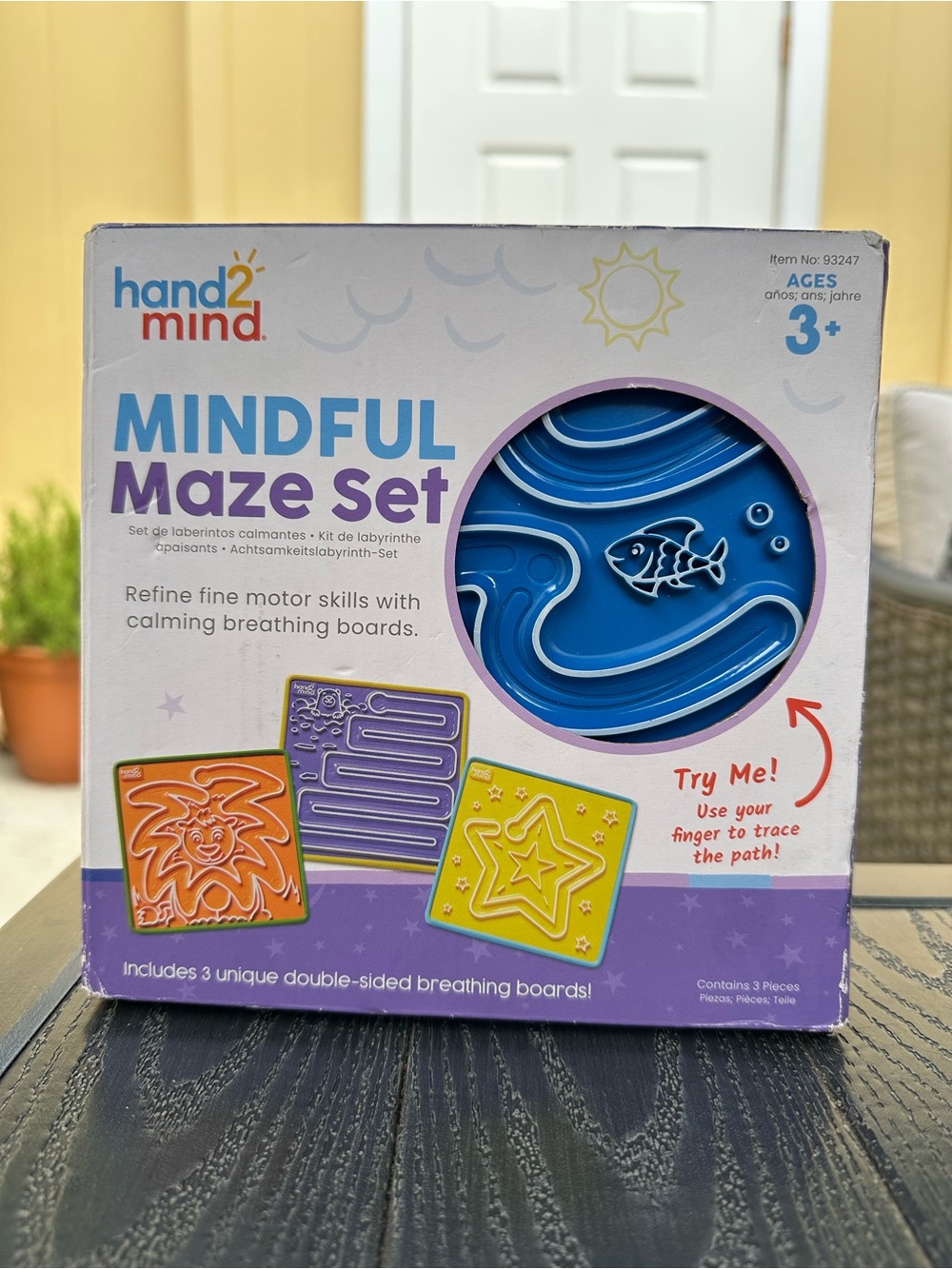 Educational Toys, Mindful Maze Set - Blue, Hand2mind